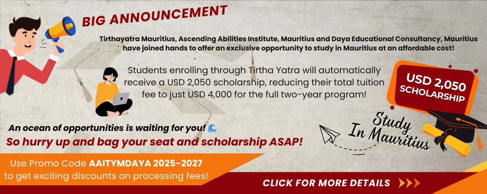 Tirthayatra with Ascending Abilities Institute & Daya Educational Consultancy, Mauritius