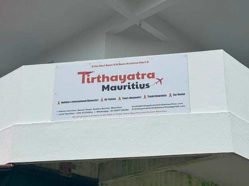 Tirthayatra Mauritius Office at Mauritius